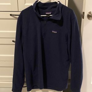 Patagonia Navy Fleece Quarter Zip